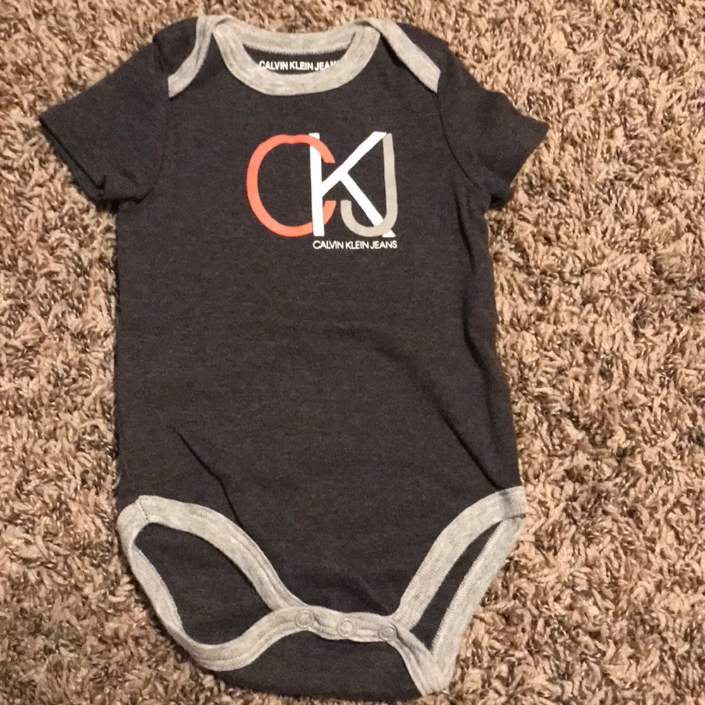 Calvin Klein jeans onesie